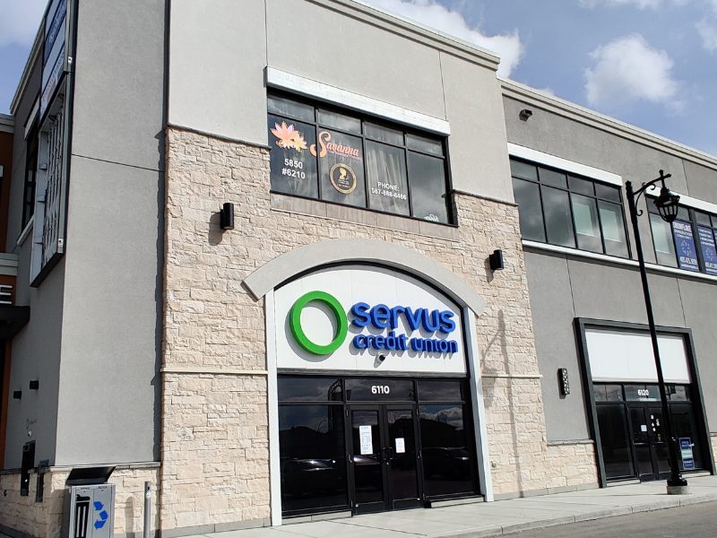 Calgary NE office: the main entrance, right side