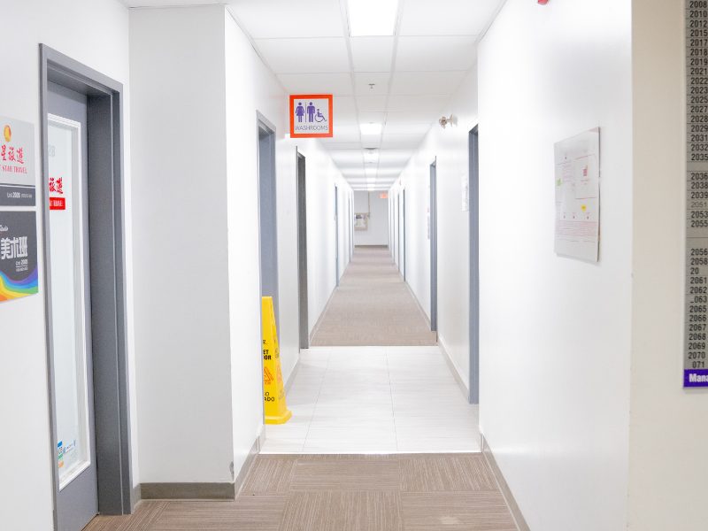 Markham office: the hallway