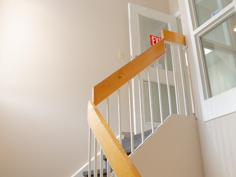 Mississauga office: stairs to the second floor
