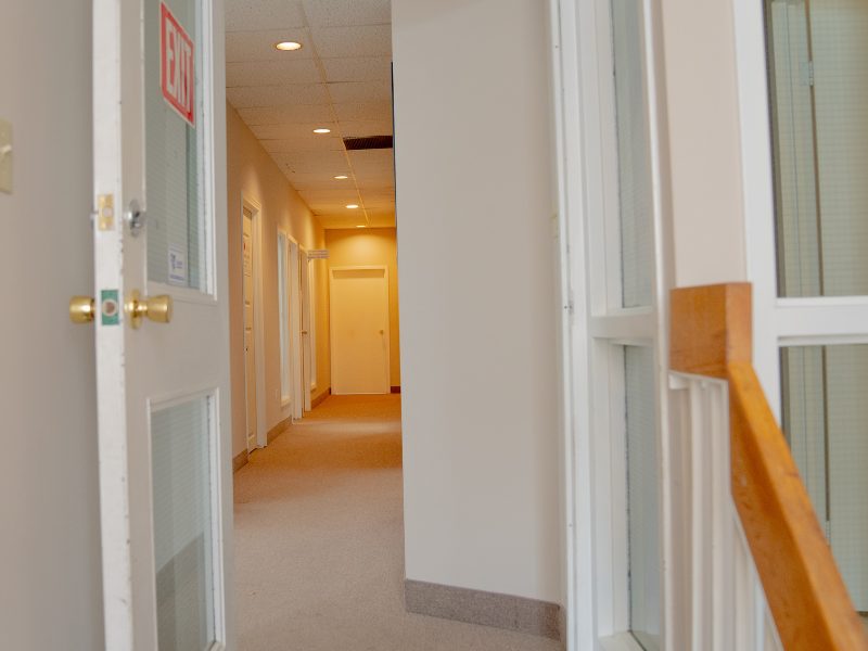 Mississauga office: the second-floor entrance
